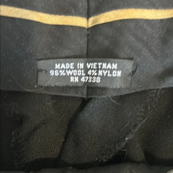 Women’s Black Wide Leg Dress Pants with Tailored Fit - Picture 6 of 6